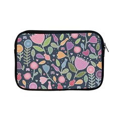 Floral Pattern Apple Ipad Mini Zipper Cases by Valentinaart