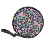 Floral pattern Classic 20-CD Wallets Front