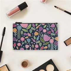 Floral Pattern Cosmetic Bag (small)