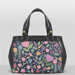 Floral Pattern Oversize Office Handbag