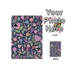 Floral pattern Playing Cards 54 Designs (Mini) Front - ClubJ