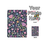 Floral pattern Playing Cards 54 Designs (Mini) Back