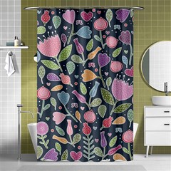 Floral Pattern Shower Curtain 48  X 72  (small) 