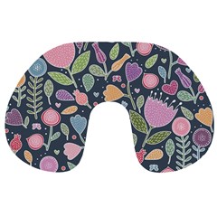 Floral Pattern Travel Neck Pillow