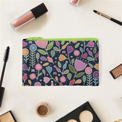 Floral Pattern Cosmetic Bag (xs)