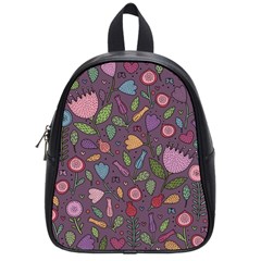 Floral Pattern School Bag (small)