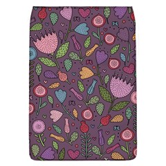 Floral Pattern Removable Flap Cover (l) by Valentinaart