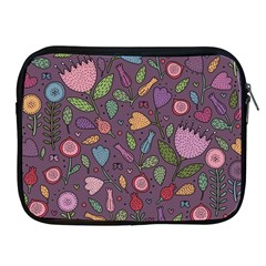 Floral Pattern Apple Ipad 2/3/4 Zipper Cases by Valentinaart