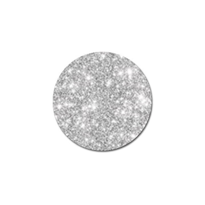 Silver and white Glitters metallic finish party texture background imitation Golf Ball Marker