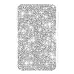 Silver and white Glitters metallic finish party texture background imitation Memory Card Reader (Rectangular) Front