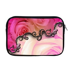 Decorative Elegant Roses Apple Macbook Pro 17  Zipper Case by FantasyWorld7