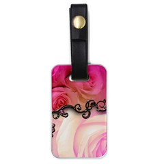 Decorative Elegant Roses Luggage Tag (one Side) by FantasyWorld7