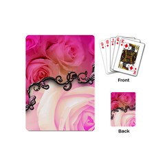 Decorative Elegant Roses Playing Cards Single Design (mini) by FantasyWorld7