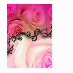 Decorative Elegant Roses Large Garden Flag (two Sides) by FantasyWorld7