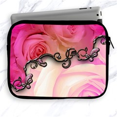 Decorative Elegant Roses Apple Ipad 2/3/4 Zipper Cases by FantasyWorld7