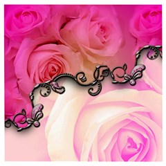 Decorative Elegant Roses Wooden Puzzle Square by FantasyWorld7