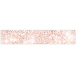 Rose Gold Pink Glitters metallic finish party texture imitation pattern Large Flano Scarf  Front