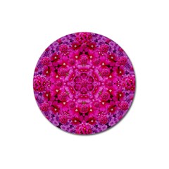 Flower Suprise To Love And Enjoy Magnet 3  (round) by pepitasart