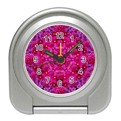 Flower Suprise To Love And Enjoy Travel Alarm Clock by pepitasart