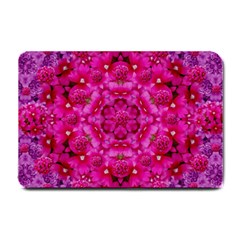 Flower Suprise To Love And Enjoy Small Doormat  by pepitasart