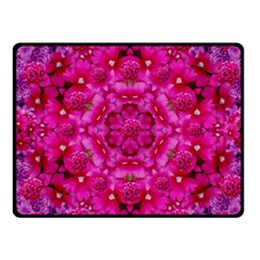 Flower Suprise To Love And Enjoy Fleece Blanket (small) by pepitasart