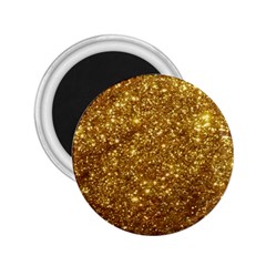 Gold Glitters Metallic Finish Party Texture Background Faux Shine Pattern 2 25  Magnets by genx