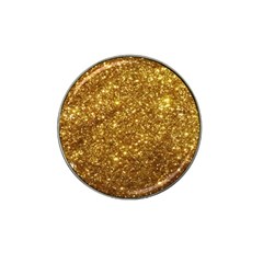 Gold Glitters Metallic Finish Party Texture Background Faux Shine Pattern Hat Clip Ball Marker by genx