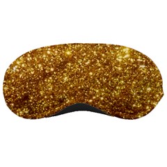 Gold Glitters Metallic Finish Party Texture Background Faux Shine Pattern Sleeping Mask by genx