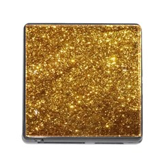 Gold Glitters Metallic Finish Party Texture Background Faux Shine Pattern Memory Card Reader (square 5 Slot) by genx