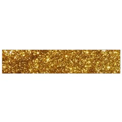 Gold Glitters Metallic Finish Party Texture Background Faux Shine Pattern Small Flano Scarf by genx