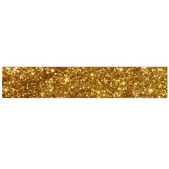 Gold Glitters Metallic Finish Party Texture Background Faux Shine Pattern Large Flano Scarf  by genx