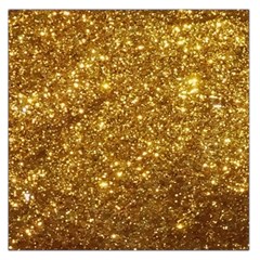 Gold Glitters Metallic Finish Party Texture Background Faux Shine Pattern Large Satin Scarf (square) by genx