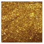 Gold Glitters metallic finish party texture background faux shine pattern Large Satin Scarf (Square) Front