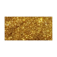 Gold Glitters Metallic Finish Party Texture Background Faux Shine Pattern Yoga Headband by genx