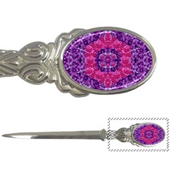 Flowers And Purple Suprise To Love And Enjoy Letter Opener by pepitasart