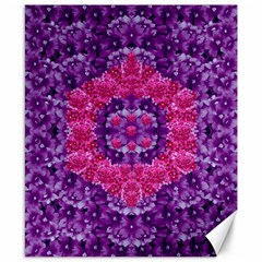 Flowers And Purple Suprise To Love And Enjoy Canvas 8  X 10  by pepitasart