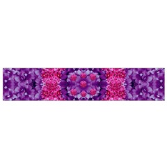 Flowers And Purple Suprise To Love And Enjoy Small Flano Scarf by pepitasart