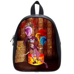 Cute Little Harlequin School Bag (small) by FantasyWorld7