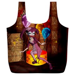 Cute Little Harlequin Full Print Recycle Bag (xl) by FantasyWorld7