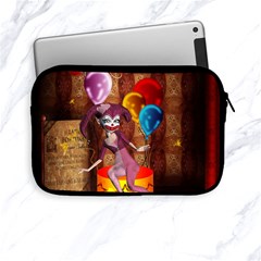 Cute Little Harlequin Apple Ipad Mini Zipper Cases by FantasyWorld7