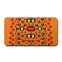 Happy Pumkins And Ghosts And  They Love The Season Medium Bar Mats by pepitasart