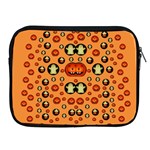 Happy Pumkins And Ghosts And  They Love The Season Apple iPad 2/3/4 Zipper Cases Front