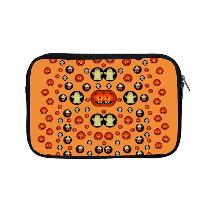 Happy Pumkins And Ghosts And  They Love The Season Apple iPad Mini Zipper Cases