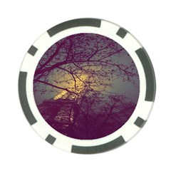 Tour Eiffel Paris Photo Poker Chip Card Guard by kcreatif