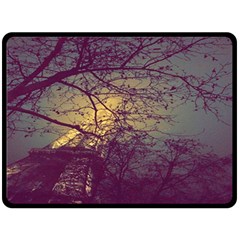 Tour Eiffel Paris Photo Fleece Blanket (large)  by kcreatif