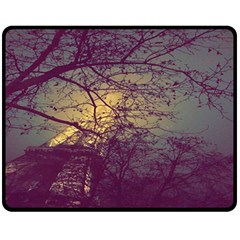 Tour Eiffel Paris Photo Double Sided Fleece Blanket (medium)  by kcreatif