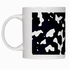 Camouflage Bleu White Mugs by kcreatif