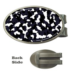 Camouflage Bleu Money Clips (oval) 