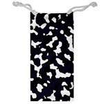 Camouflage bleu Jewelry Bag Front