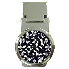 Camouflage Bleu Money Clip Watches by kcreatif